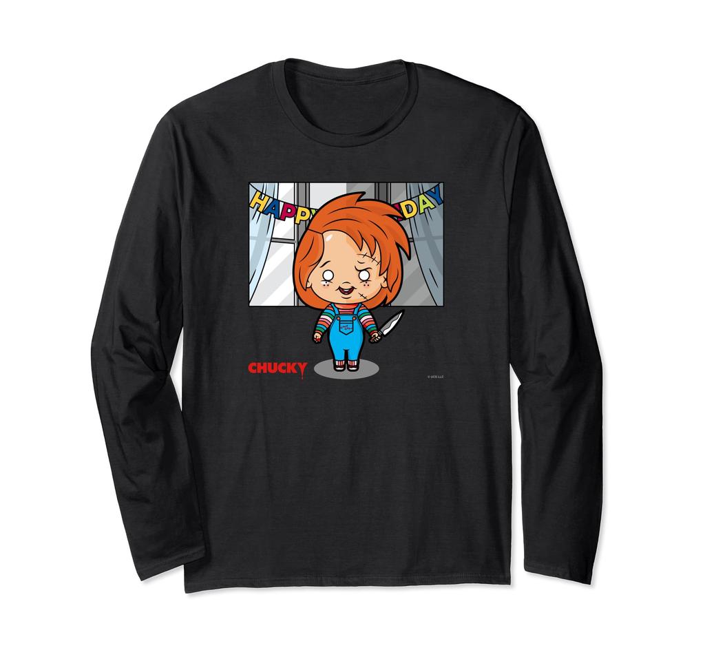 Chucky DEFORMED ILLUSTRATION Long Sleeve T-shirt