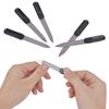 5Pcs Plastic Handle Metal Double Sided Nail Files Diy Manicure Pedicure Tool