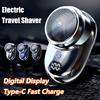Electric Travel Shaver Portable Razor Man Wet And Dry Usb Rechargeable Shaver Typec Charging Shaving Machine Mini For Men