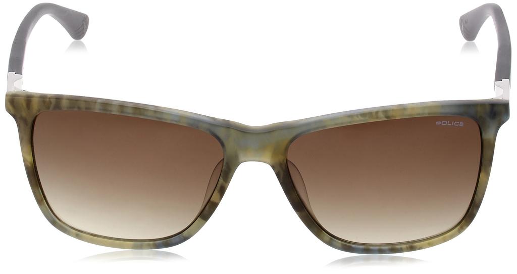 Солнцезащитные очки SPL362I 7D7M Оправа Матовая точечная Линза Коричневый градация 55 [Police] цвет бежевый/зеленый цвет