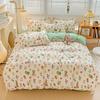 Flower Botanical Duvet Cover Set 3pcs Floral Bedding Set for Kids and Adults Comforter Covers Pillowcases, Washable Home Textil