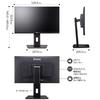 Iiyama Monitor Display Inch Full HD IPS Method Height Adjustment Angle Adjustment Vertical Rotation HDMI DisplayPort USB Hub All Cables Included 3
