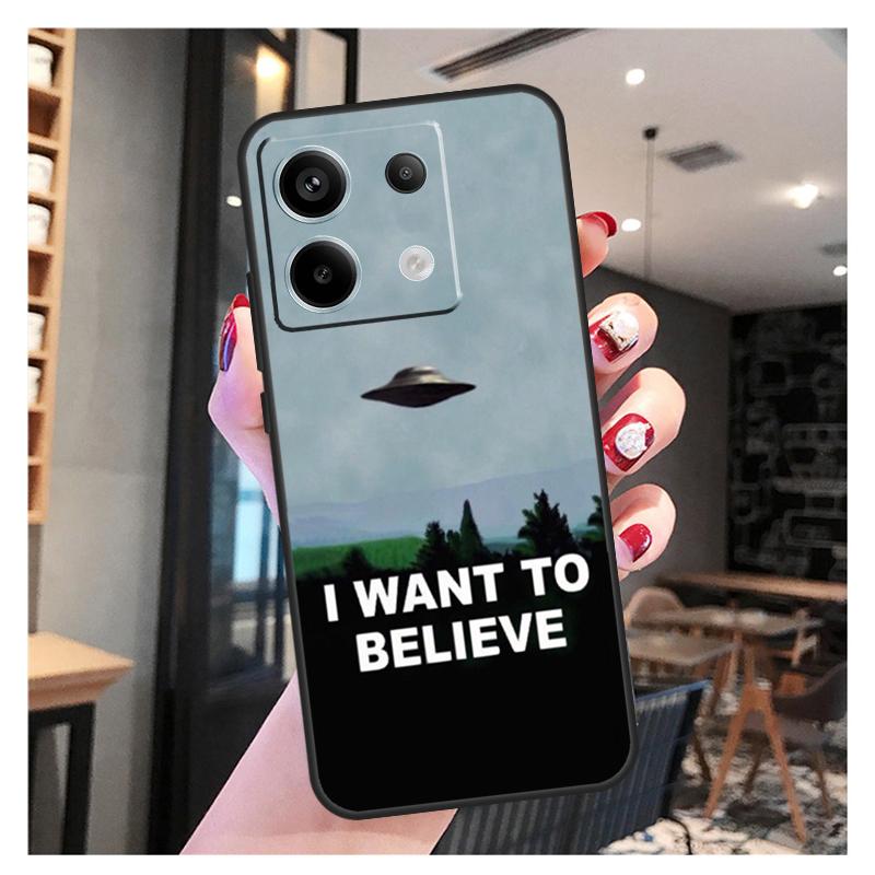 Я хочу верить Чехол Для Xiaomi Redmi Note 11 9 10 12 13 Pro Plus 12S 11S 10S 9S Redmi 12 10C 12C 13C Обложка
