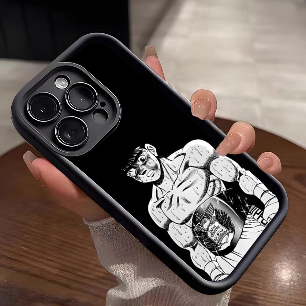 Крутой чехол для телефона с аниме Hajime No Ippo для IPhone 17 Pro Max 15 Pro 16 14 Plus 12 13 Mini 11 Pro Ударопрочный мягкий чехол