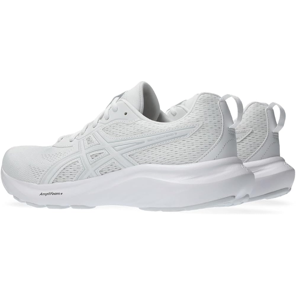Asics GEL-CONTEND 9 Men's Running Shoes White/Gracia Gray 25.0 cm 4E Width