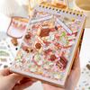 20sheets/bag Sticker Book 3D Town Scenery Flip Stickers Scrapbook Stationery DIY Handbook Decoration For Phone Case Notebook