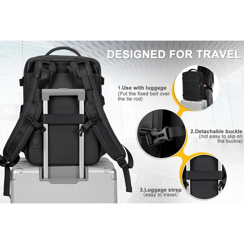 Большой дорожный рюкзак для мужчин и женщин, одобренный авиакомпаниями водонепроницаемый рюкзак для ноутбука, противоугонный рюкзак для ручной клади, походный рюкзак