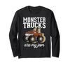 Monster Trucks Are My Jam Vintage Monster Truck Enthusiast Long Sleeve T-Shirt