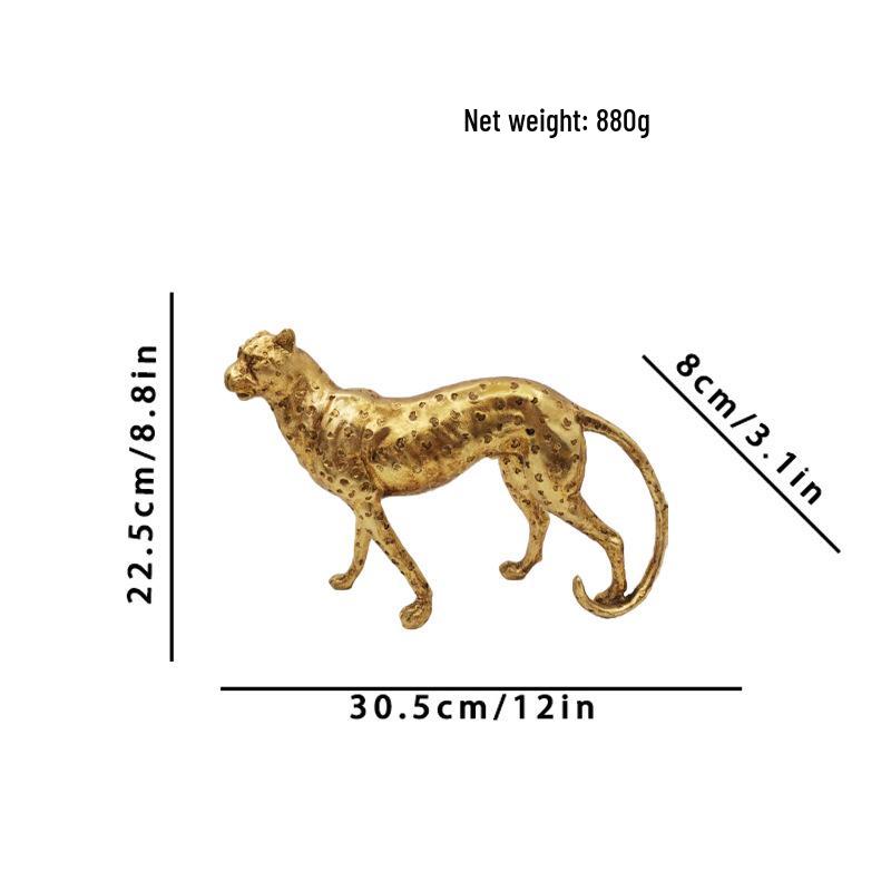 Leopard Resin Ornament for Home or Office Decor - Hot Seller