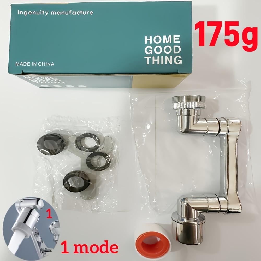 1 шт. полностью металлический удлинитель для крана с поворотом на 1080°, универсальный аэратор-баблер, фильтр против брызг, экономящий воду, насадка-распылитель для крана