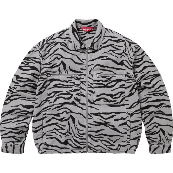 Supreme Moleskin Work Jacket Zebra
