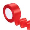 PATIKIL x 24 Ярда Атласная Лента Упаковка Подарков Церемония Разрезания Ленты Большое Открытие Стул-Ограничитель DIY Шитье Свадебная Вечеринка Красный 1,5" Рулон, Лента, Набор, Бант, Лента