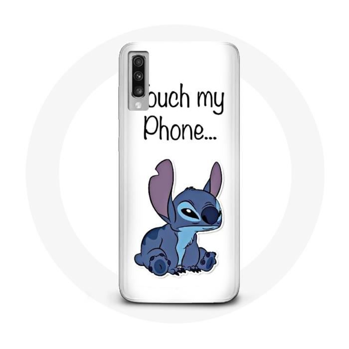 Coque de protection - MANIACASE - Samsung Galaxy A70 - Lilo et Stitch - Souple - Mignon