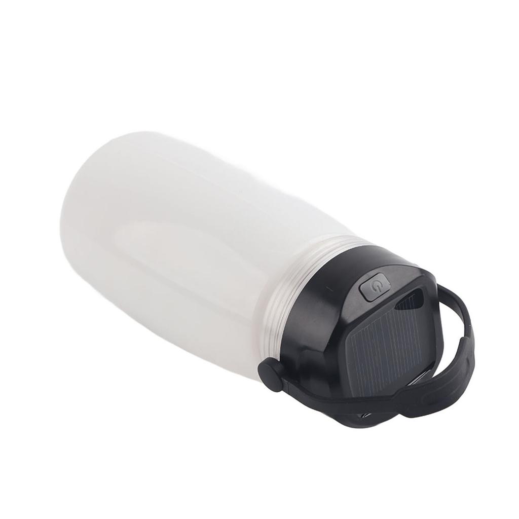 Бутылка для воды USB солнечная зарядка внешний аккумулятор подвесной фонарь кемпинговый свет (белый)