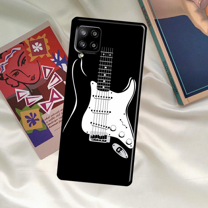 Guitar Music Art For Samsung Galaxy A53 A33 A23 A13 A14 A34 A54 A51 A71 A52S A12 A22 A32 A42 A52 Phone Case
