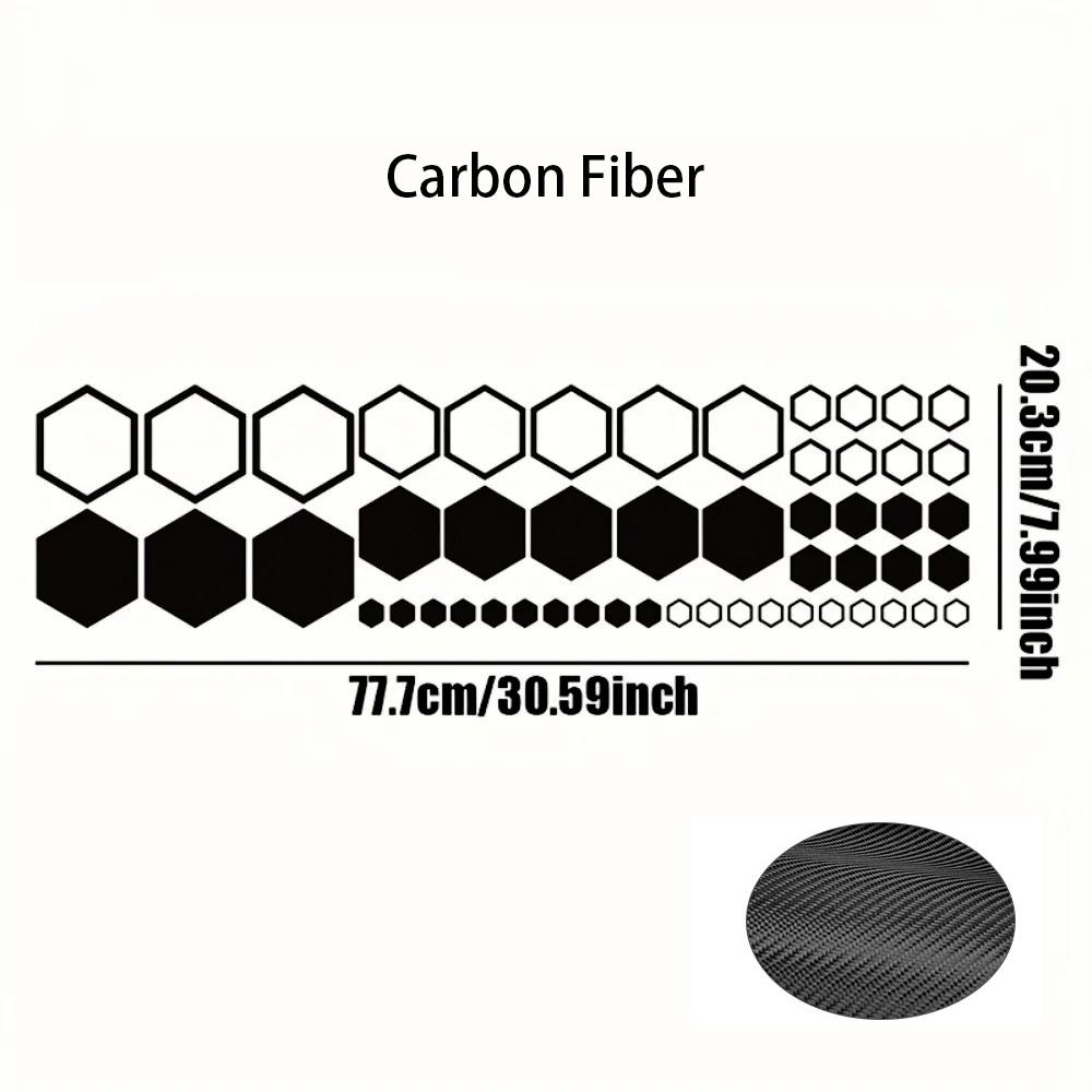 Автомобильные сотовые виниловые наклейки Большая и малая комбинация Шестиугольные наклейки Декор кузова автомобиля Тюнинг кузова Крутой стайлинг Украшение