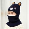 Hat Soft 2020 Baby Girl Winter Hat Warm Bear Skullies Beanies Knitted Cap Kids Balaclava Mask Hats Gorras