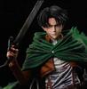 Attack on Titan Eren Yeager Survey Corps - 34cm Movable Head Swap PVC Action Anime Figure Model Combat Stance Collectible Toy