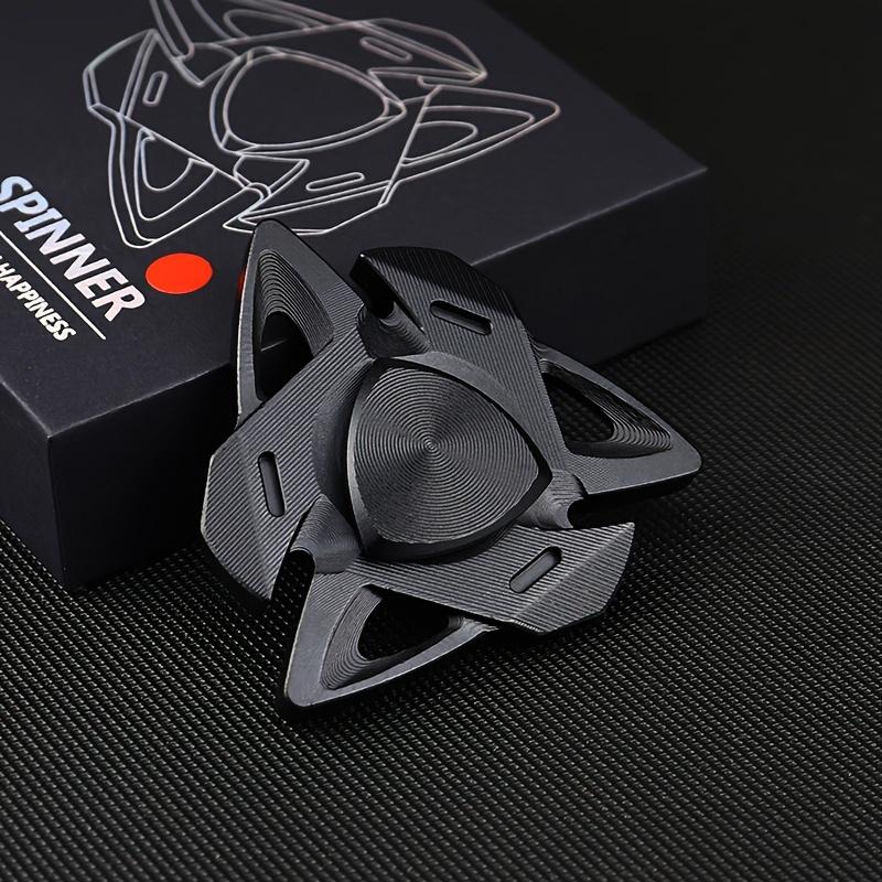 Shark-Style Aluminum Alloy Fidget Spinner - CNC Machined, 3 Color Options, Relax Toy for Adults