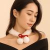 Hairball Christmas Plush Choker Christmas Tree Xmas Clavicle Chain  Jewelry Accessories