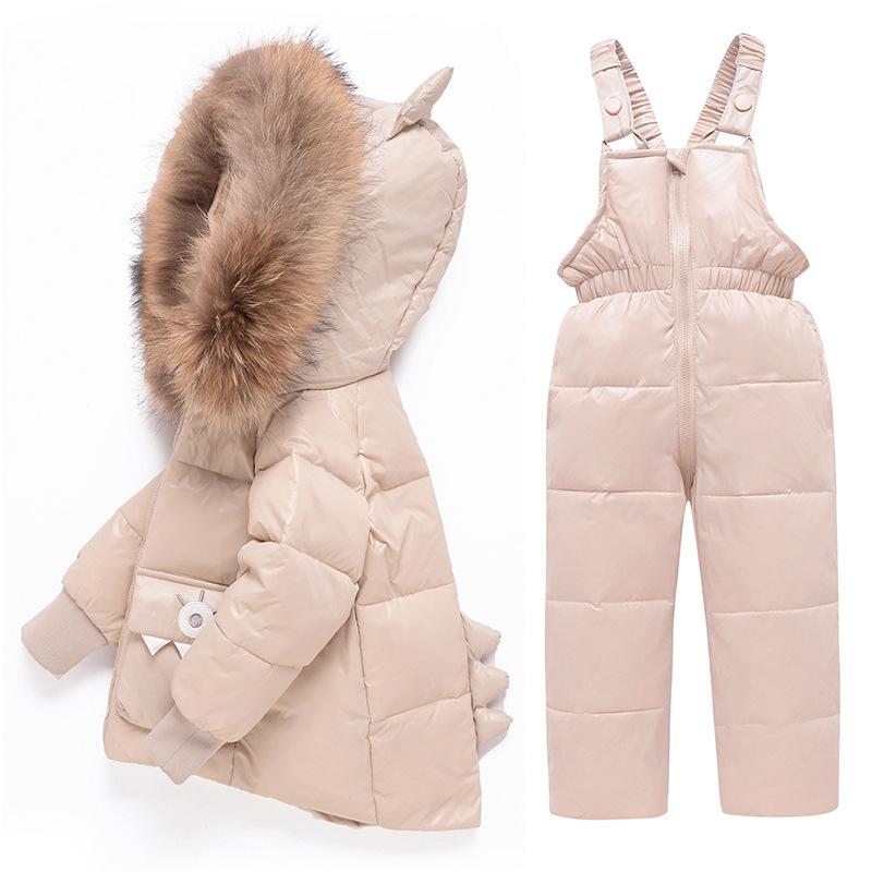 Baby Down Jacket Suit 1-5 Years Old Boys and Girls Children's Winter Clothes Baby and Toddler Thick Jacket