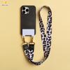 Adjustable Cute Nylon Phone Strap Lanyard Glossy Charm for Mobile Phone Case Custom Logo Universal Long Cross Body 150cm