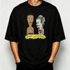 Kruegis And Voorhead Freddy Jason Cartoon Graphic Tee Beavis And Butthead Parody O Neck Short Sleeve Unisex Streetwear Tops