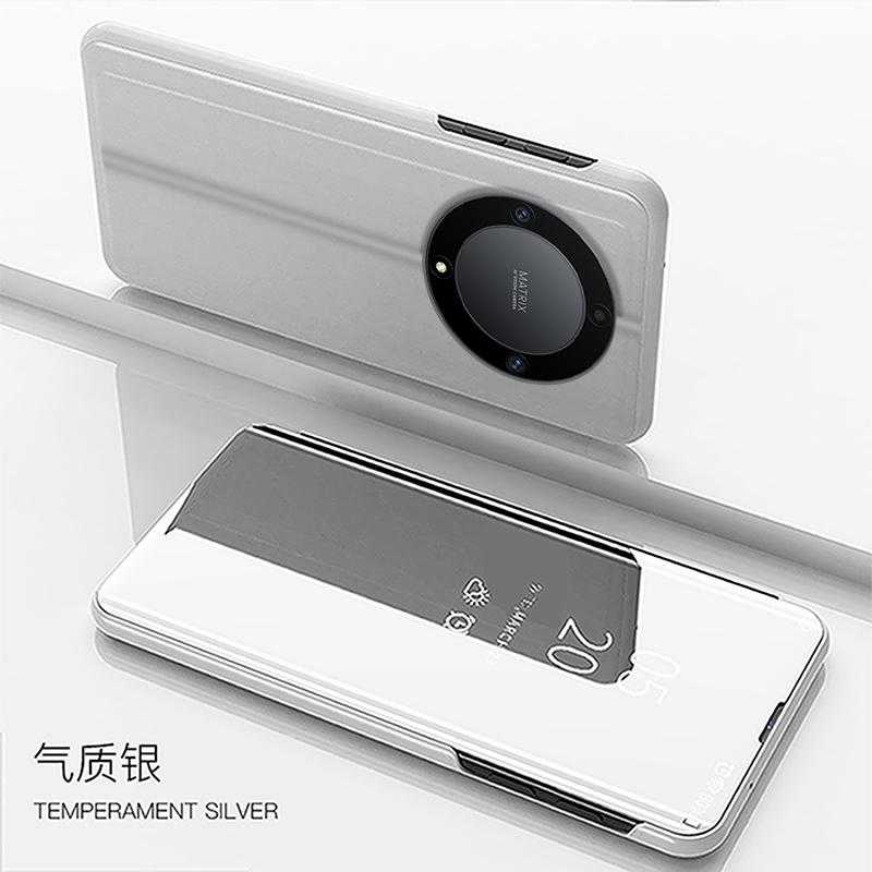 Чехол для Honor X9a с прозрачным зеркалом, откидной крышкой и подставкой, чехлы для телефонов Honor X9a HonorX9a X 9, 6,67 дюйма, бампер, противоударный, задняя крышка