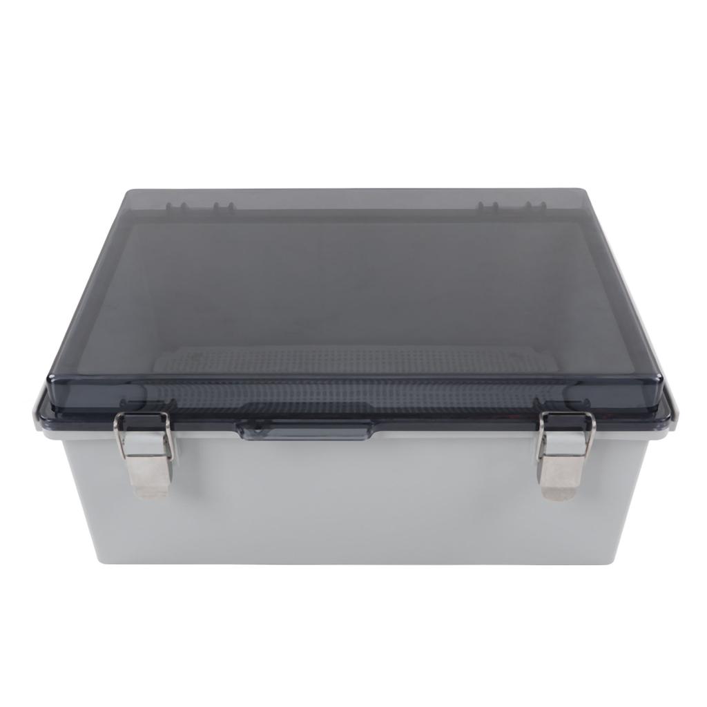 Водонепроницаемая электрическая распределительная коробка с прозрачной крышкой, всепогодный электрический корпус для наружного применения