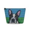Women Dog Print Cosmetic Bag Toiletries Organize Travel Storage Case 6733 KTB