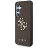 Etui do Samsung Galaxy S25 Plus Guess Grained 4G Classic Brązowe