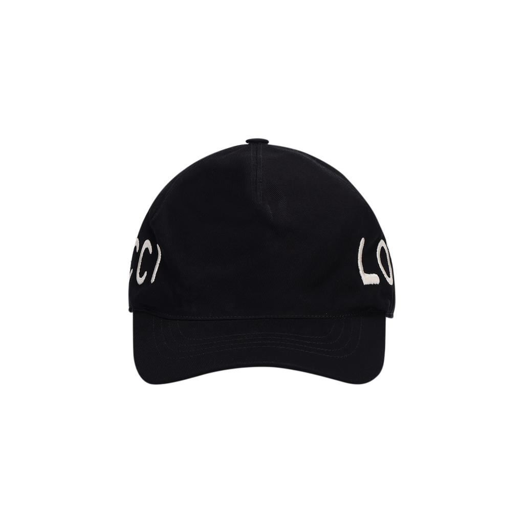 (WMNS) Gucci Love Logo Embroidered Hat 'Black' Women's 478948-3HD05-1000