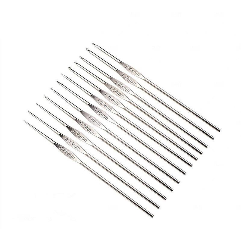 10 шт., крючки для вязания крючком, вязание крючком, спицы, набор вязальных спиц, комплект для вязания крючком
