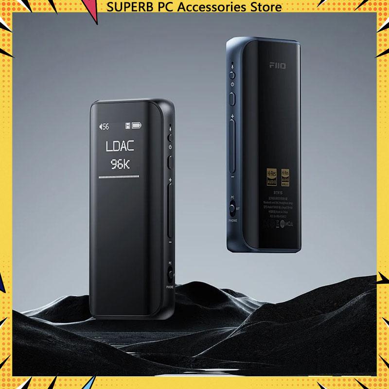 FiiO BTR15 Bluetooth 5.1 Headphone Amplifier AMP DAC DSD256 Receiver LDAC/aptX Adaptive MAQ Balanced with 3.5mm/4.4mm Gifts