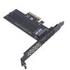 PCI E to SSD Card Support for Macbook Pro 2013 2017 4X to 12+16PIN Converter with Short Baffle Plate
