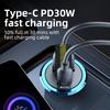 30W Mini USB Car Charger Super Fast Charging Type-C PD Quick Charge Car Mobile Phone Charger Adapter For iPhone Huawei Samsung