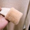 Модный теплый бархатный толстый свитер с высоким воротником, вязаный пуловер, женский джемпер с длинными рукавами, трикотаж, осенне-зимняя одежда 28205