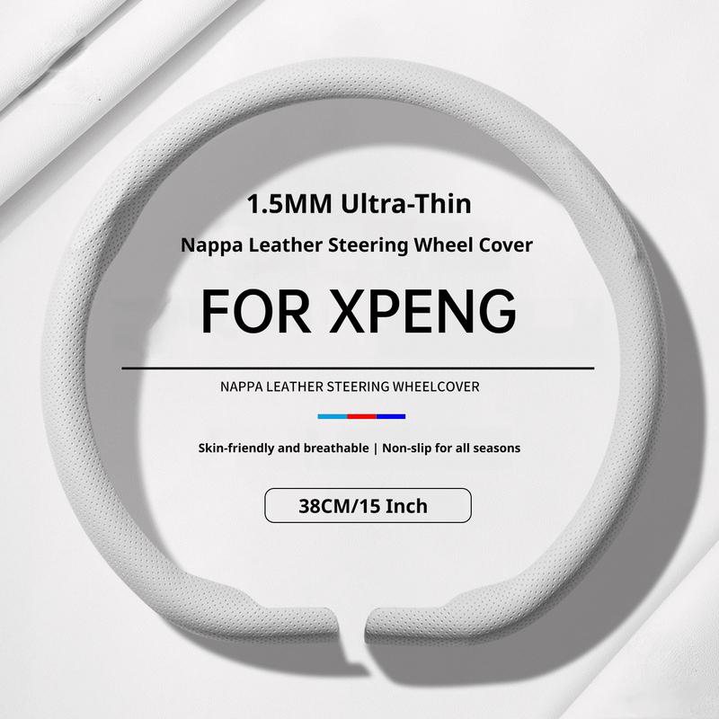 FOR XPENG 1.5MM Ultra‑Thin Steering Wheel Cover Fit G6 G9 P7 P7i P5 G3i X9 Mona M03 No Bulk Easy tall Interior Accessories