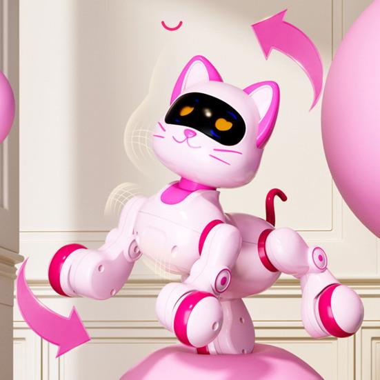 Пульт дистанционного управления робот собака игрушка программирование сенсорный интерактивный электрический умный кот 2.4GHz