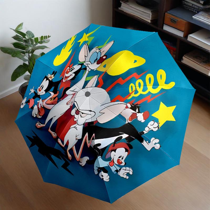 Pinky Brain's Adventure Umbrella 8-Frame for Travel, Camping, Casual Lightweight Portable Umbrella, Essential for Every Family Holidays Gift