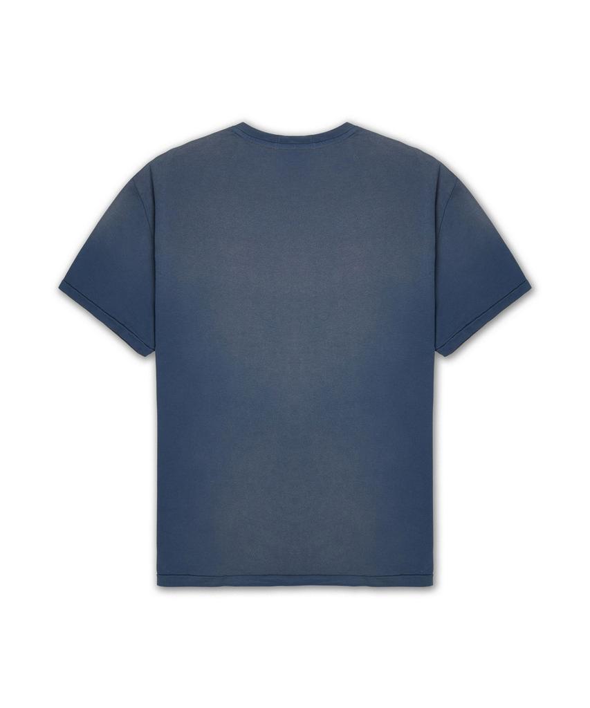POLO RALPH LAUREN Классический крой Хлопковая футболка с логотипом - Темно-синий