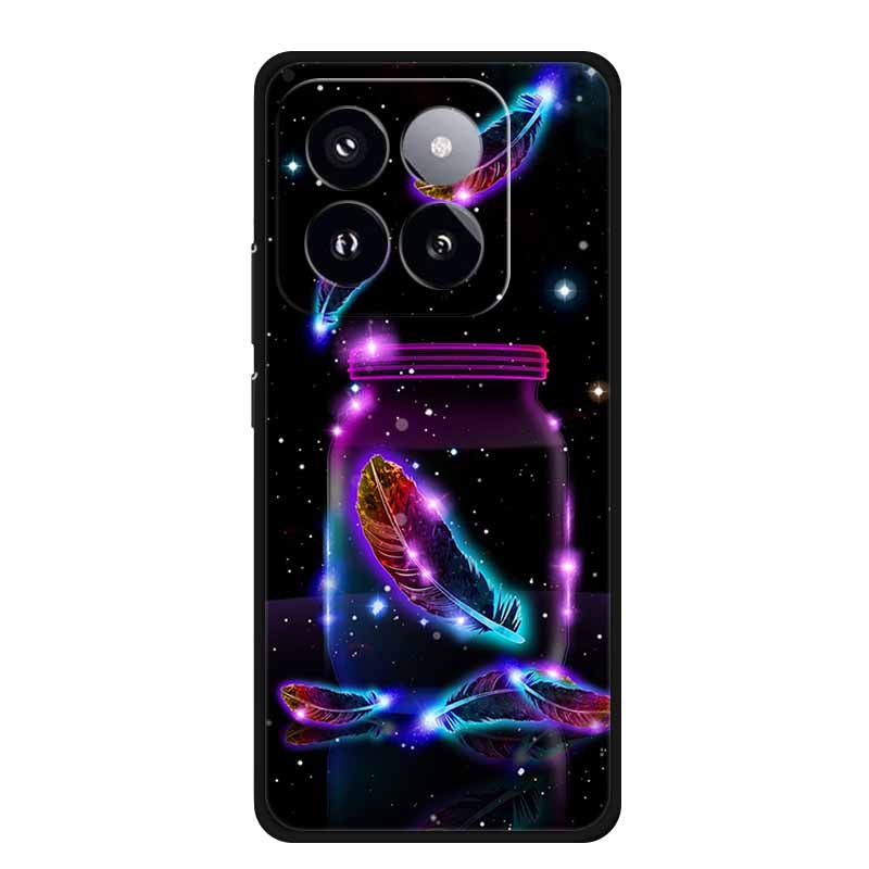 Для Xiaomi 14T PRO Чехол Роскошный Мягкий Силикон ТПУ Чехлы для Телефона Задняя Крышка Для Xiaomi14T Бампер Защитный Ударопрочный Любовь fundas