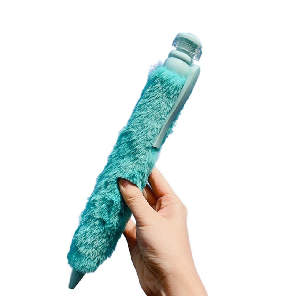 Pink Giant Ballpoint Pen Creative Pressing Pressure Reducing Pen Cute  Plush Pen  Children