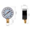TS-Z54 0-100 PSI/0-7 Bar Dual Scale Pressure Gauge Pool Filter Aquarium Water Air Gas Pressure Gauge Meter 1/4 NPT Bottom Mount