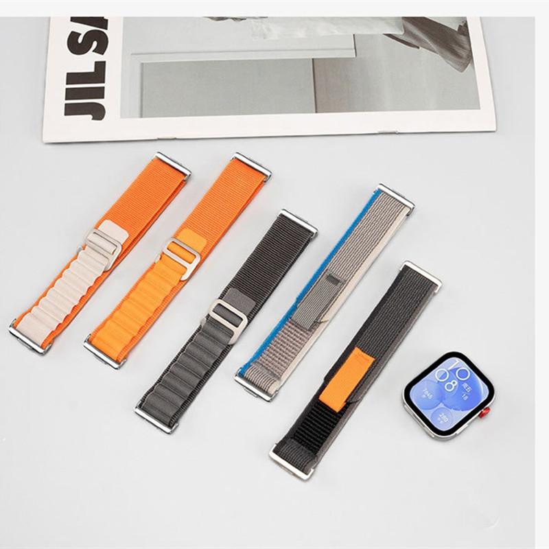 Ремешок из нейлоновой петли Alpine для Huawei Watch Fit 3 Sports Soft, сменный браслет Correa для Huawei Fit3 Belt, аксессуары, браслет