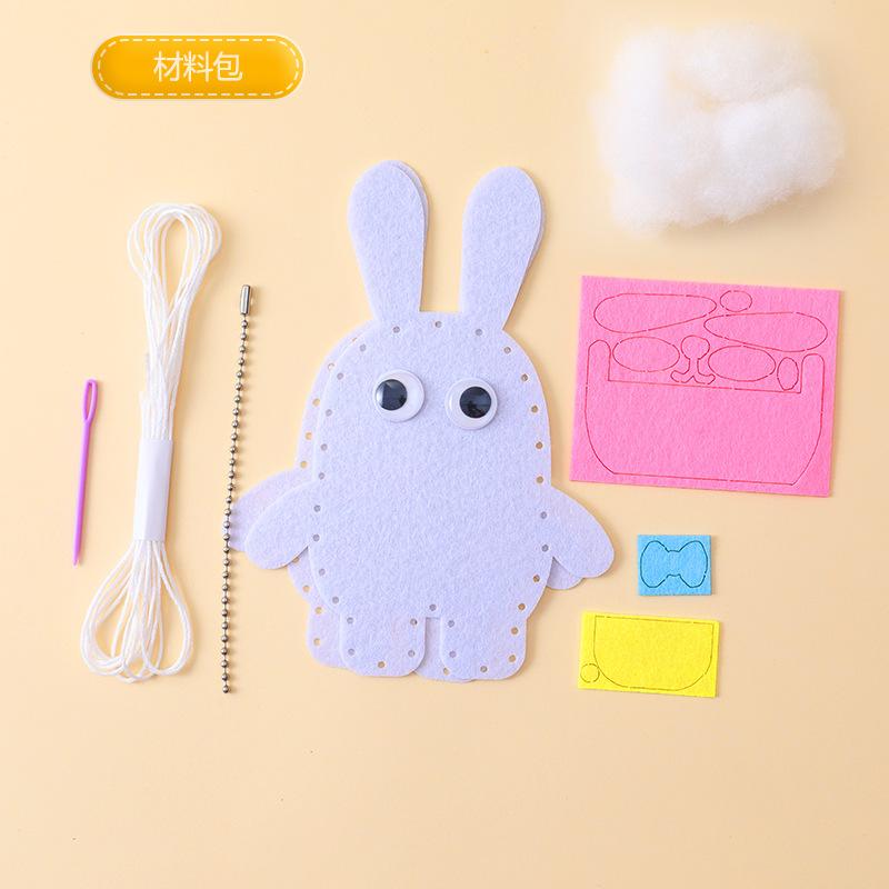 Kids Diy Non Woven Fabric Craft Kit Parent Child Creative Bag For Girls 3 8 Years Old