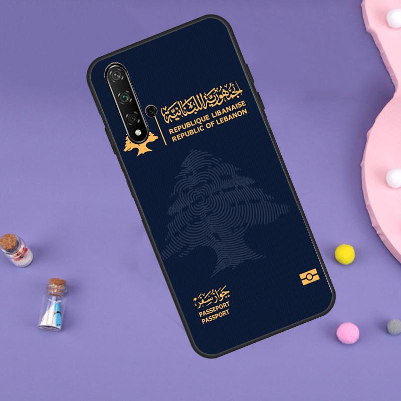Lebanon Flag Map Case For Huawei Nova 10 9 SE 11 Pro 11i 8i 7i 3i Y60 Y61 Y70 Y90 Y91 P20 P40 P30 Lite Cover