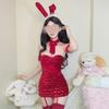 Sexy lingerie christmas party clothes, sexy christmas clothes cos bunny dress new date suit