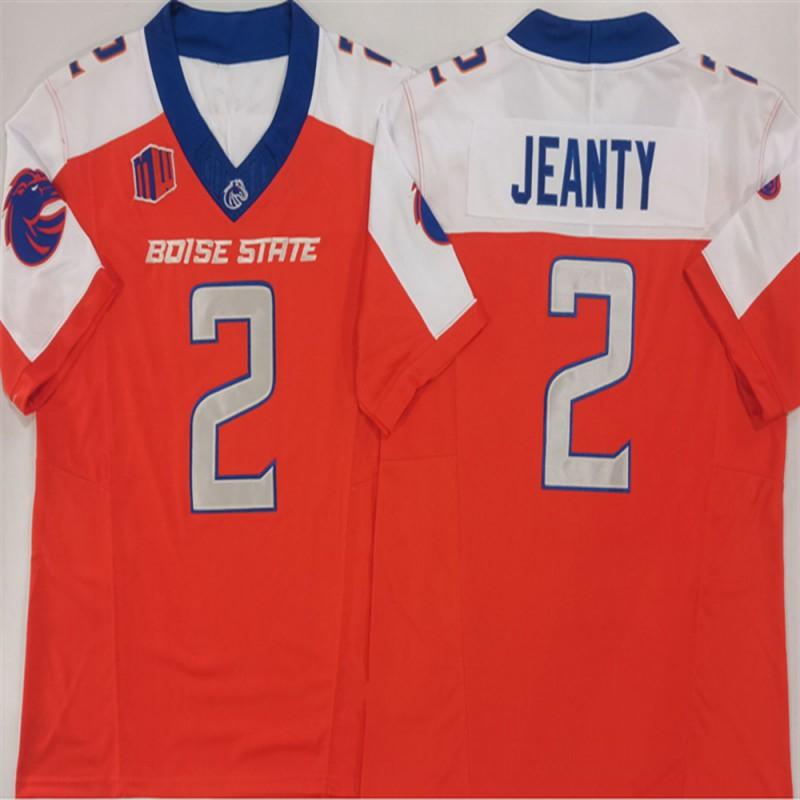 Boise State Broncos Football Jersey Mens Cotton Blend Training Uniform College Style Embroidered Team Apparel
