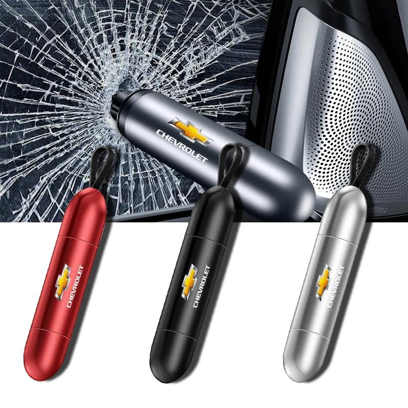 Car Broken Window Hammer Mergency Escape Tool Car Accessories for Chevrolet Captiva Colorado Cruze Spark Malibu Trax Car Sticker